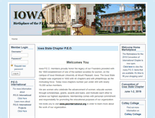 Tablet Screenshot of peoiowa.org